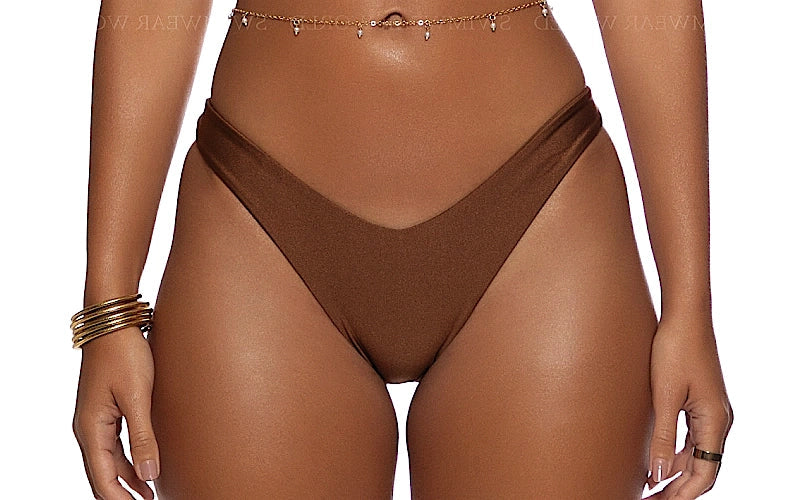 Zig Zag Knotted Cut-Out Triangle-High Leg Bikini
