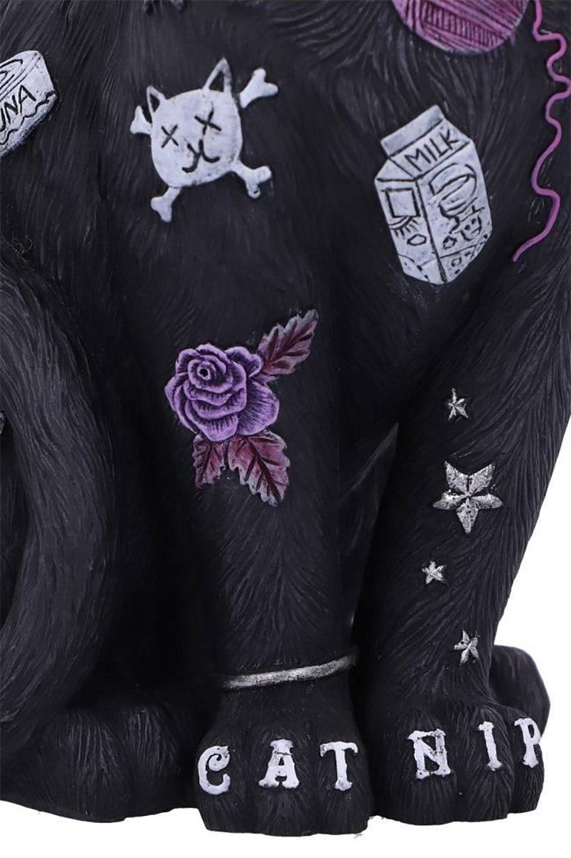 Bad to the Bone Cat Sculpture