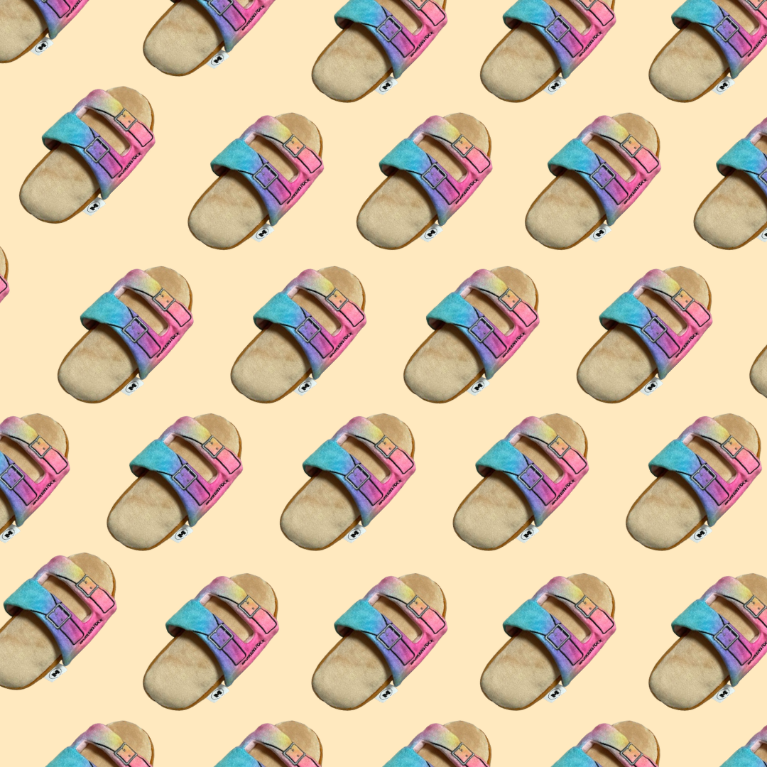 Muttzie - Barkenstock Rainbow Sandal Toy