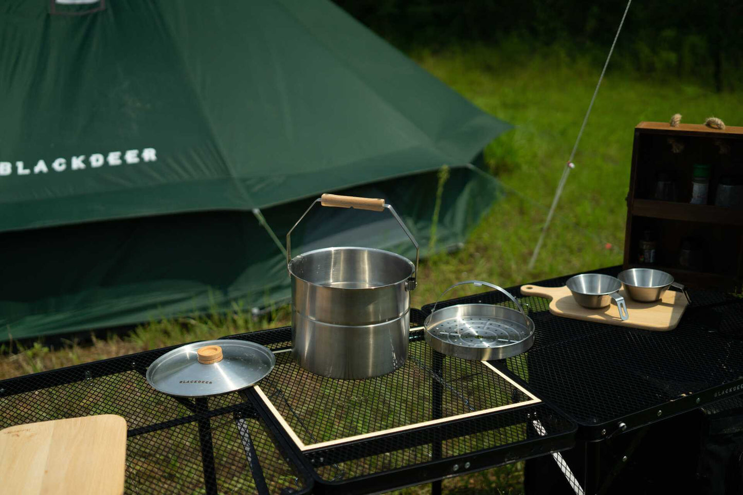 BLACKDEER Original Stainless Steel Steamer