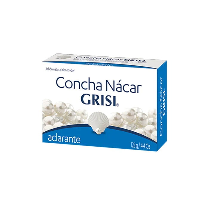 Wholesale Concha Nacar Grisi Soap - Radiant skincare. Mexmax INC - your Mexican grocery source for quality essentials.