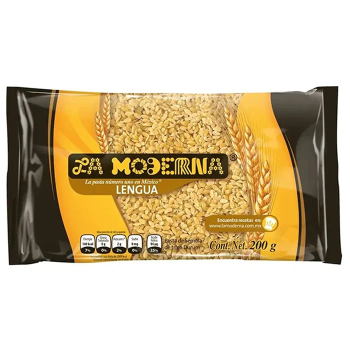La Moderna Pasta Melon Seed/Lengua 7oz - Wholesale Mexican Pasta Supplies