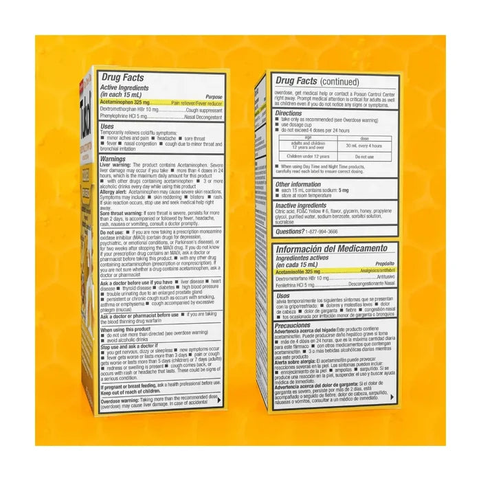 Tukol Honey Day Time Cold & Flu - 4 oz