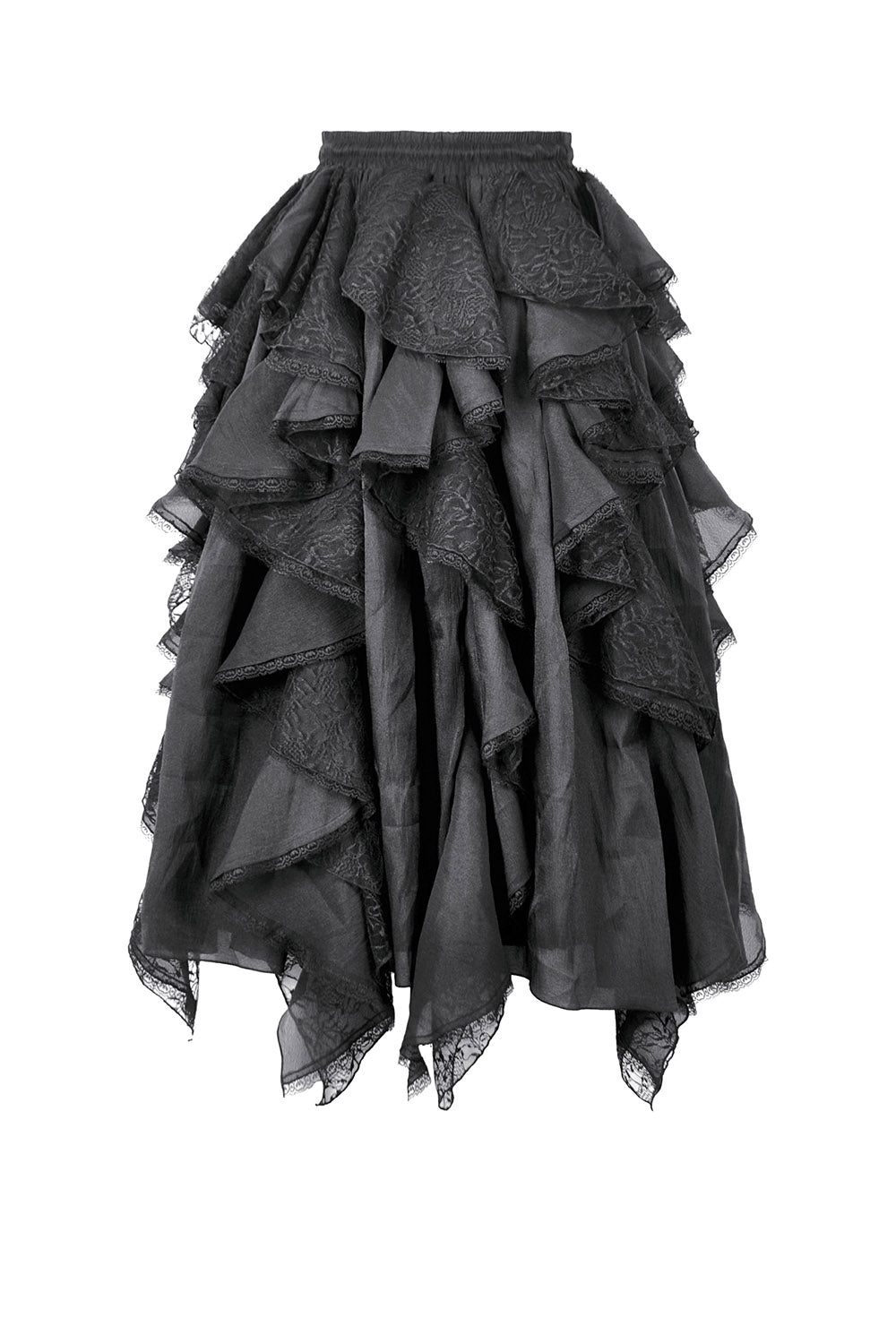 Bonham Layered Lace & Chiffon Skirt