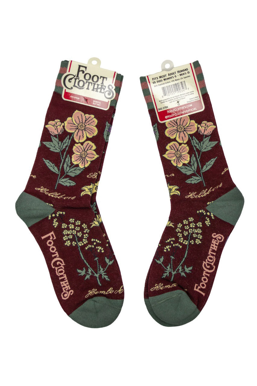 Baneful Botany Crew Socks