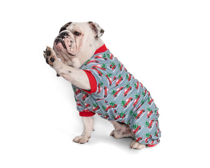 fabdog - X-Mas Truck Christmas Matching Dog Onesie