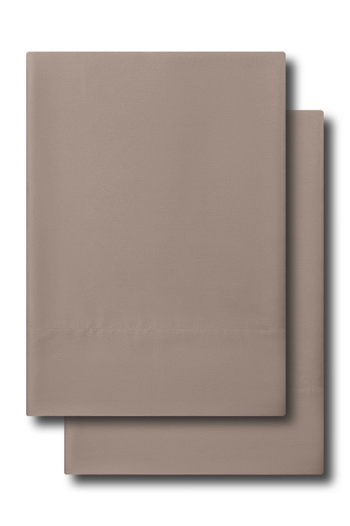 Bamboo Sateen Pillowcase Set in Truffle