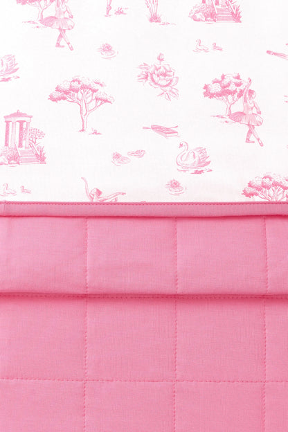 Toddler Blanket in Toile Ballet 1.0