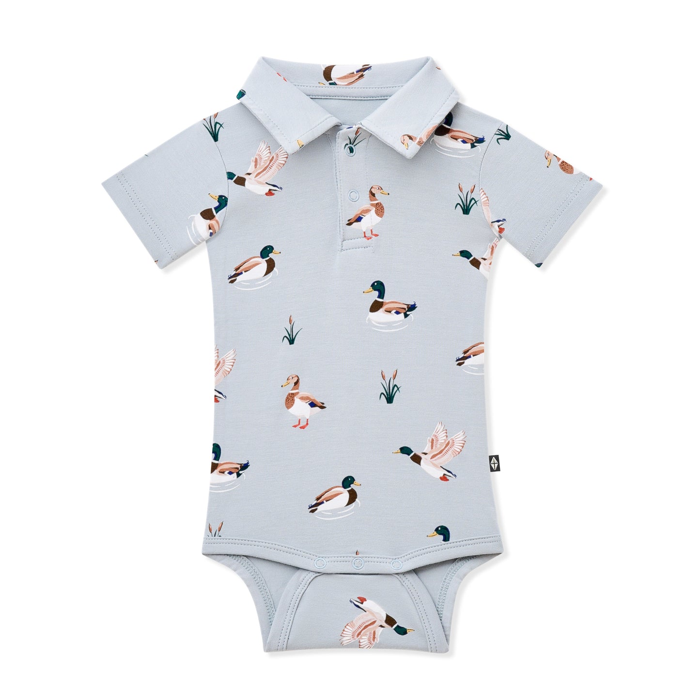 Polo Bodysuit in Mallard Duck