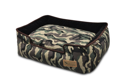 P.L.A.Y. Pet Lifestyle and You - Camouflage Lounge Bed - Green (Large)