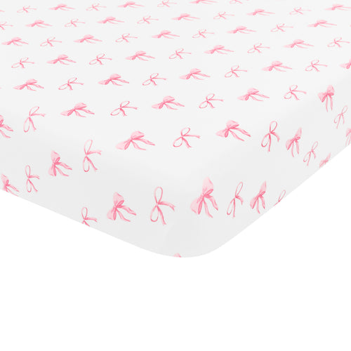 Mini Crib Sheet in Bow