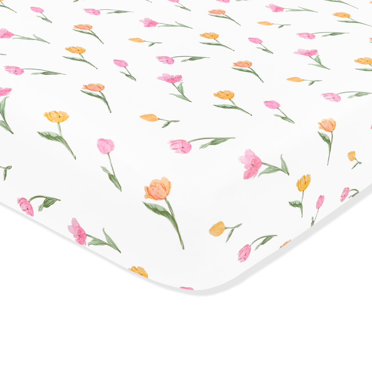 Crib Sheet in Tulip