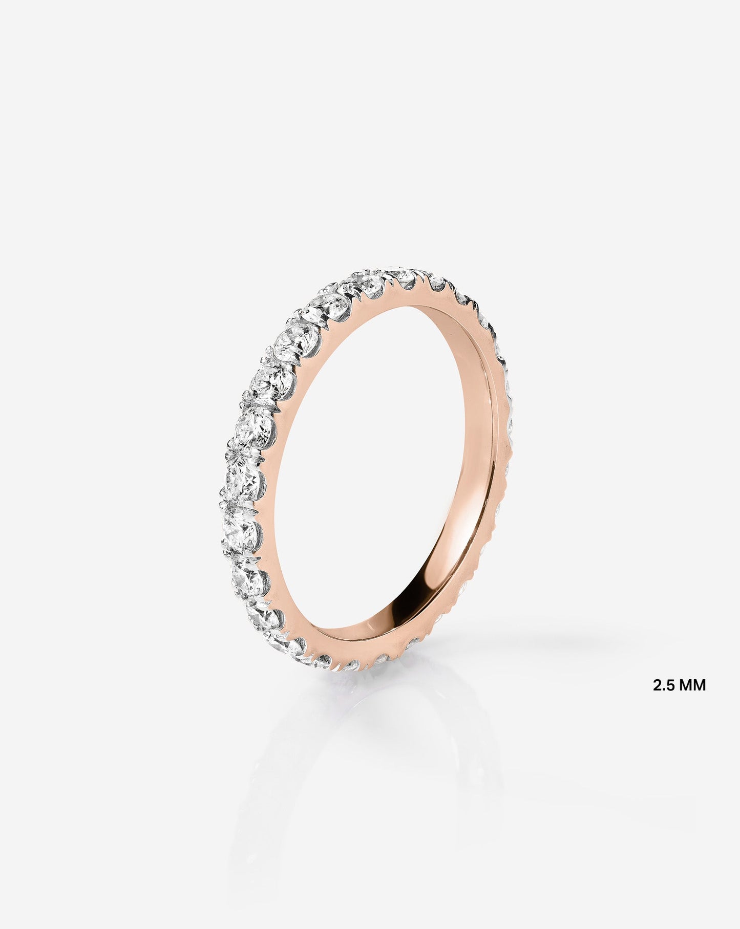 2.5 mm Classic Diamond Ring