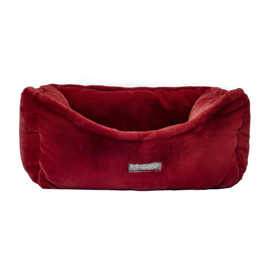 Nandog Pet Gear - Cloud Reversible Bed (Burgundy)