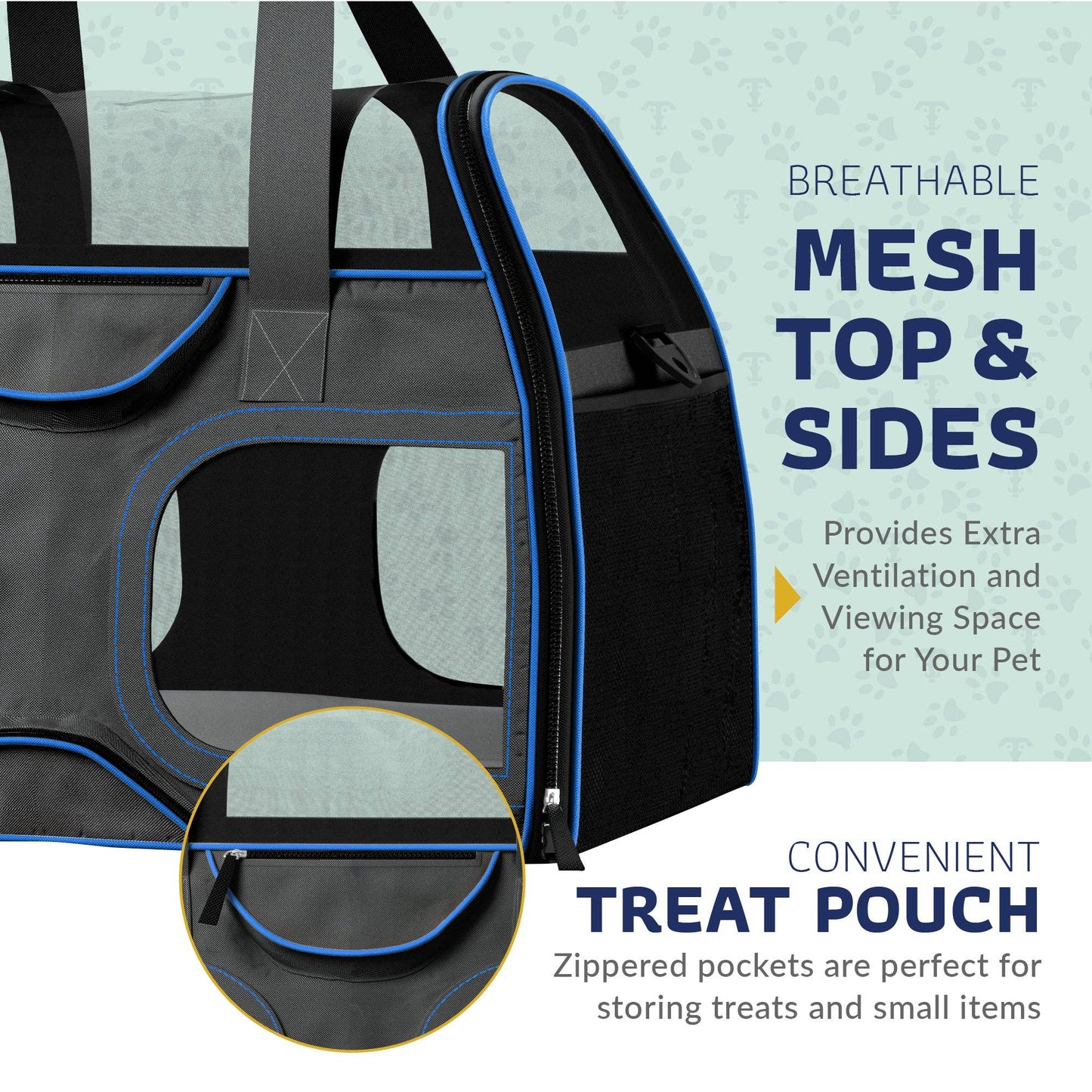 Katziela - Luxury Rider Pet Carrier with Removable Wheels - 4 Colors