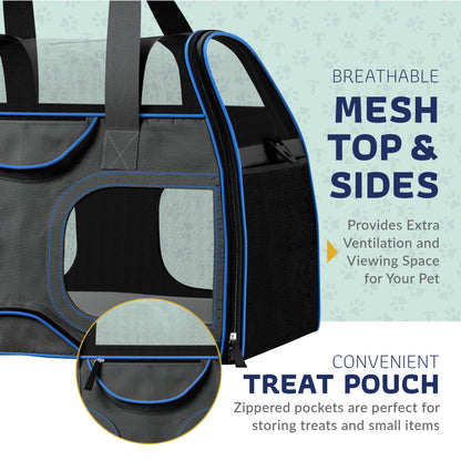 Luxury Rider Pet Carrier with Removable Wheels