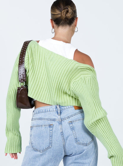 Aytan Bolero Sweater Green