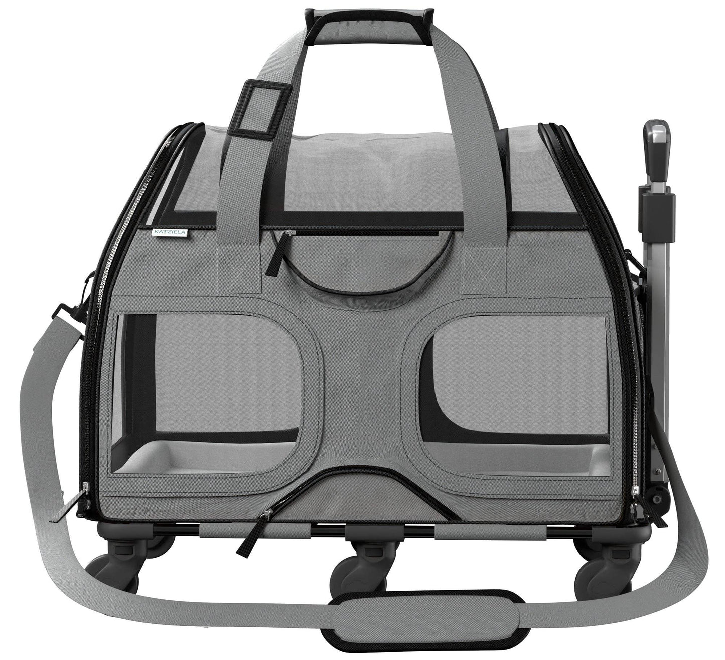 Luxury Rider Pet Carrier with Removable Wheels