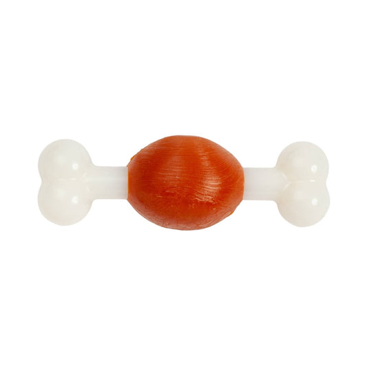 Jojo Modern Pets - TPR-Nylon Dog Bone Chew Toy Beef Flavored for Small Breeds