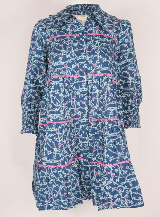 Allie dress- blue ribbon