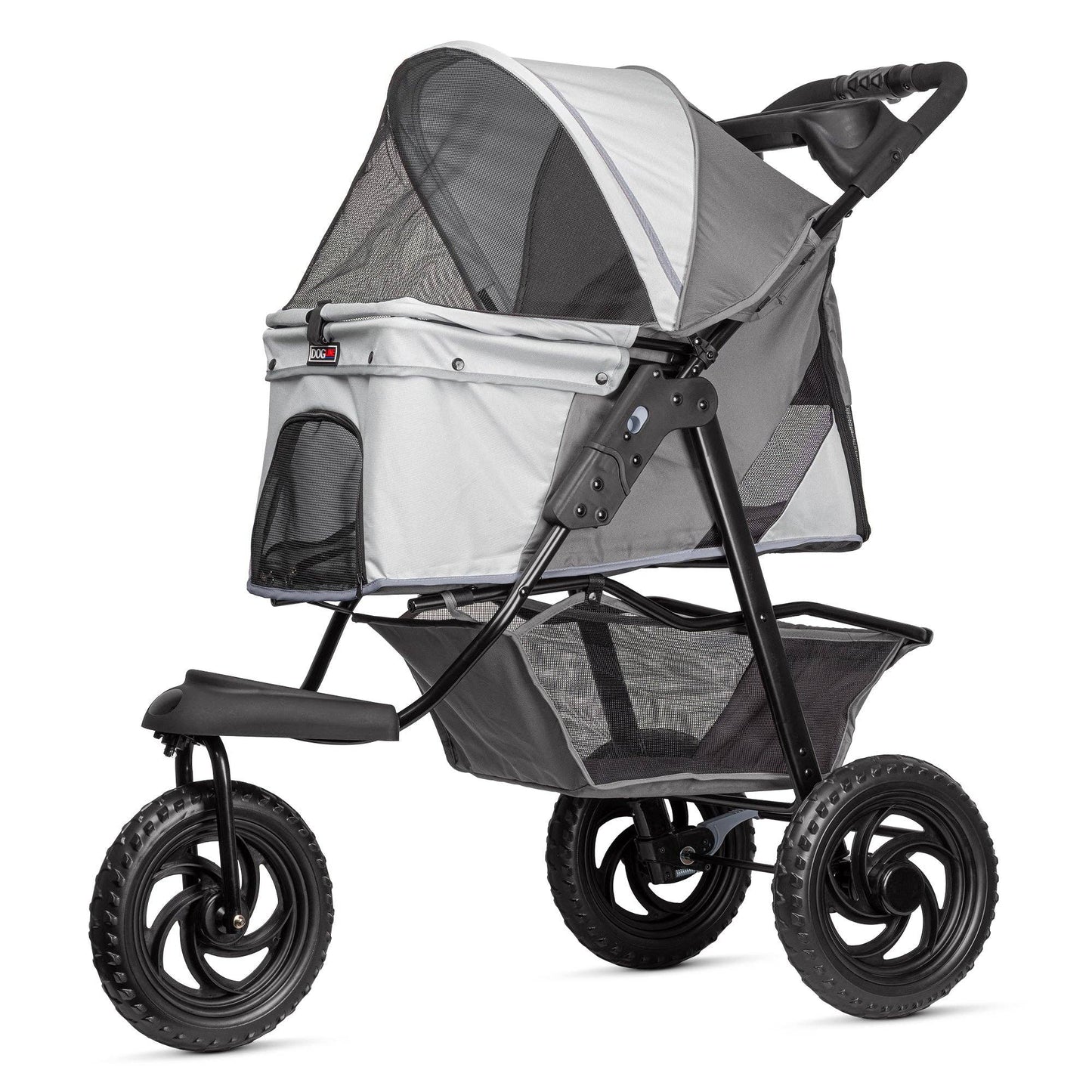 Dogline - TrailRunner Pet Stroller with 12" Mixed Terrain Rubber Tires