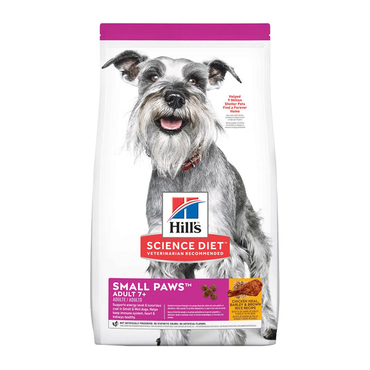 Hill's Science Diet - Adult 7+ Small Paws Chicken, Barley & Rice Dry Dog Food