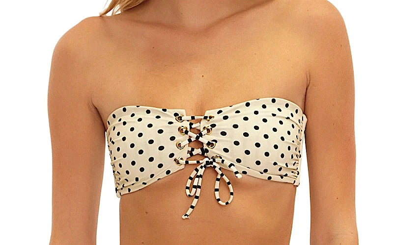 Madeline Bandeau-Madeline Tie Side Bikini