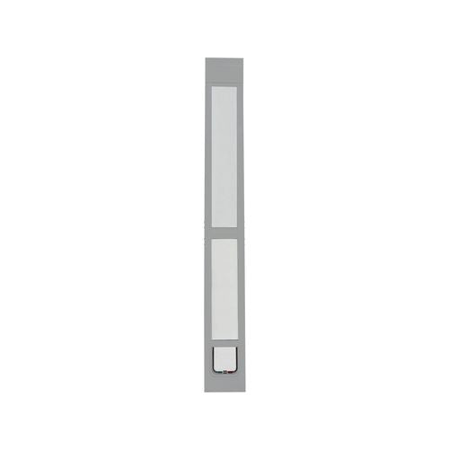 Hartman - 150 x 150mm Silver Small Cat Door For Patio And Sliding Doors