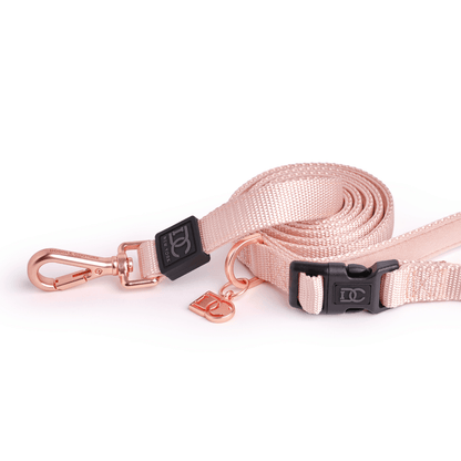 Doodle Couture, New York - Secure-In-Place Dog Leash - Blush