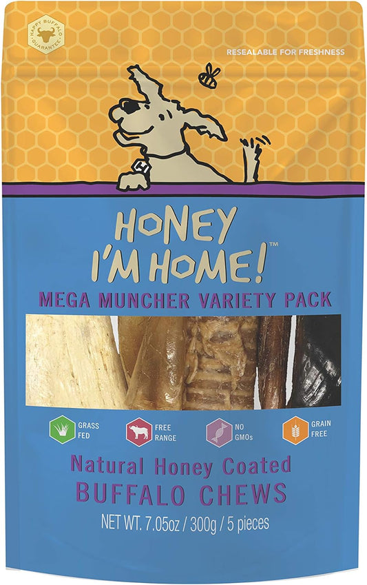 Honey I'M Home Buffalo Chews Mega Muncher Variety Pack