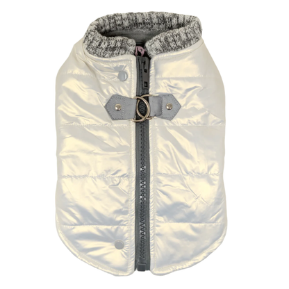 Dogo Pet - Runner Coat Metallic Pearl White