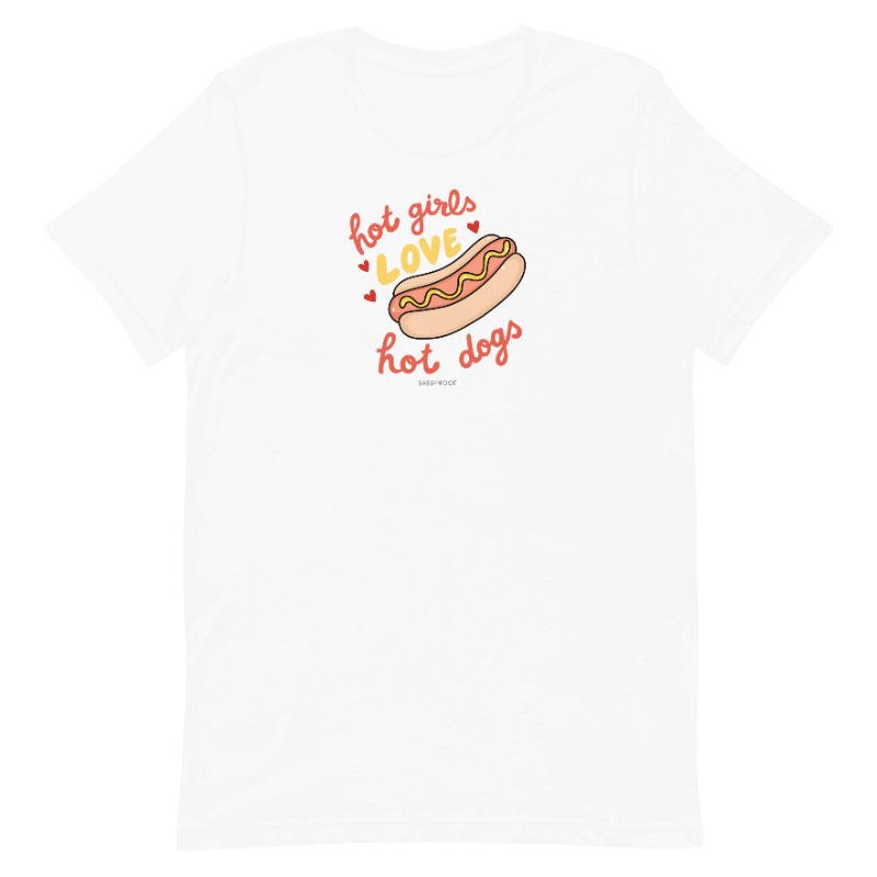 Hot Girls Love Hot Dogs Tee
