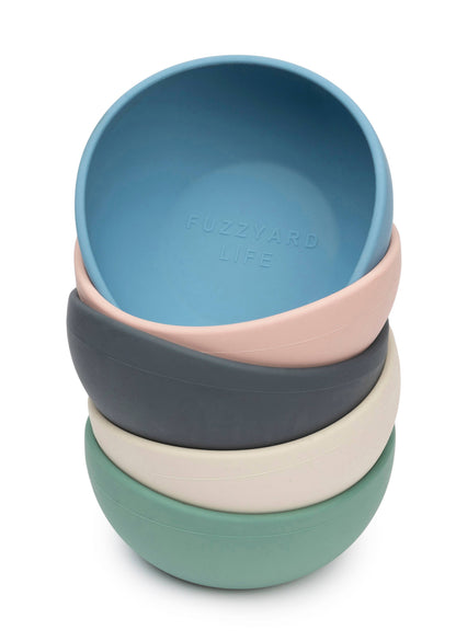 FuzzYard Life Silicone Bowl - Soft Blush S