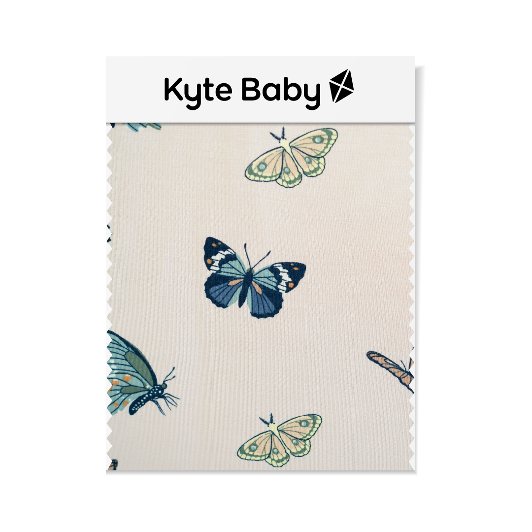 Cushy Bib in Blush Butterfly