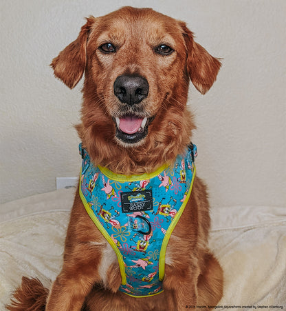 Dog Adjustable Harness - SpongeBob SquarePants™ Jelly Fishin'