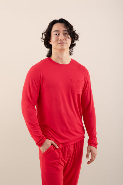 Men's Jogger Set in Cardinal