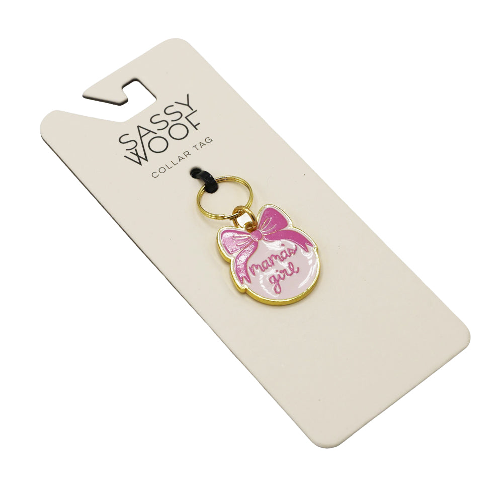 Collar Tag - Mama's Girl (Gold)