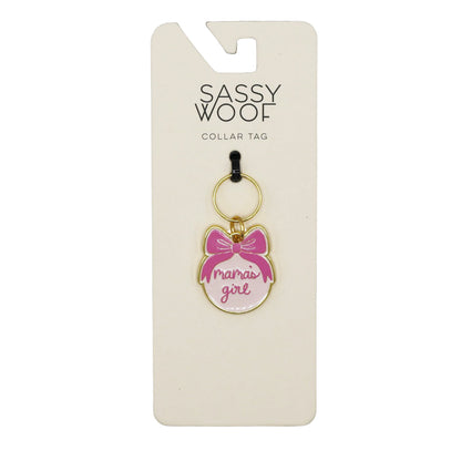Collar Tag - Mama's Girl (Gold)