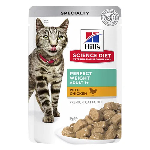 Hill's Science Diet - Adult Perfect Weight Tender Chicken Cat Wet Pouch 85 gm