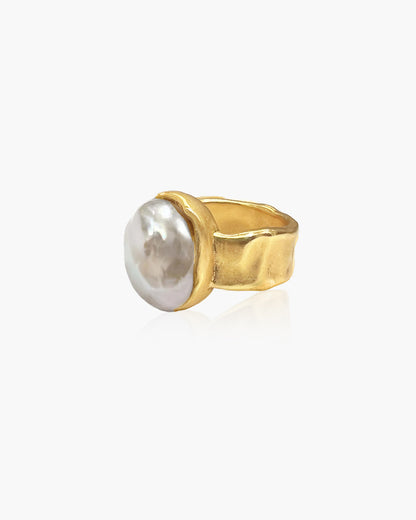 Gold Iris Ring