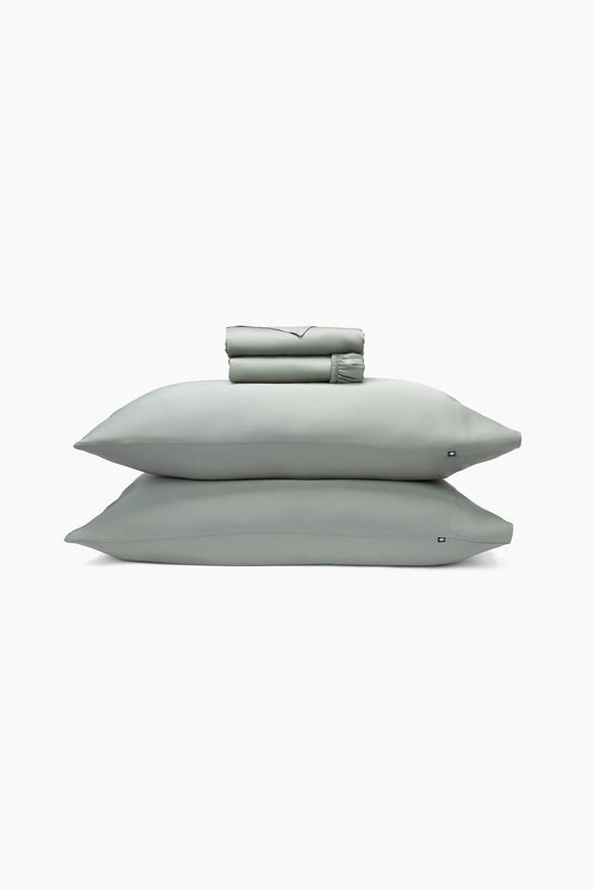 Bamboo Sateen Sheet Set in Eucalyptus