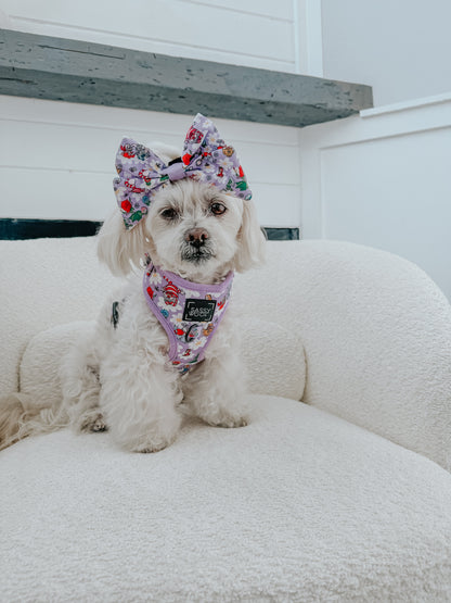 Dog Sailor Bow - Alice in Wonderland (Purple)