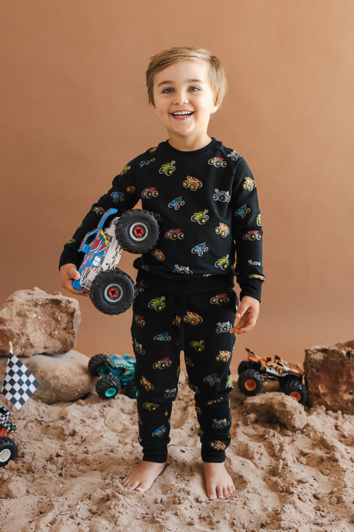 Long Sleeve Jogger Set in Monster Truck