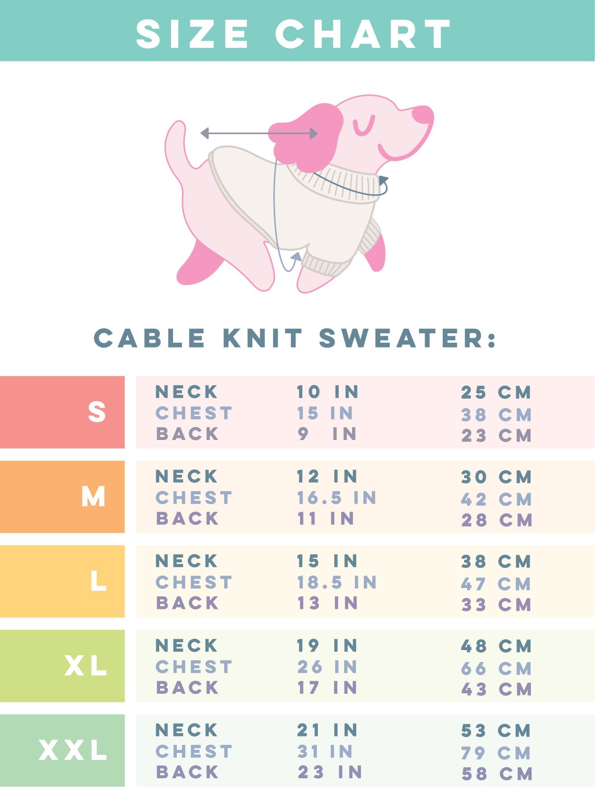 Pet Cable Knit Sweater - Mint