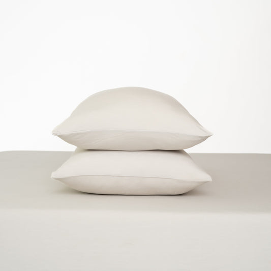 Fitted Sheet with Pillowcases in Oat
