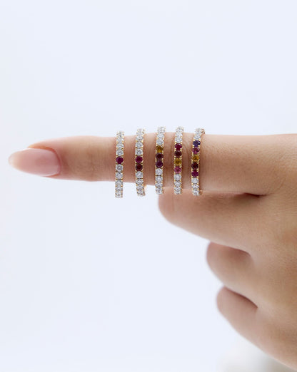 2.5 mm Personalized Classic Diamond Band | Platinum