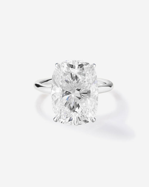 10.01 Cushion Natural Diamond in Cloud Solitaire