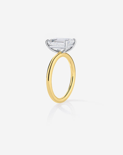 3.16 Emerald Lab Diamond in Cloud Solitaire