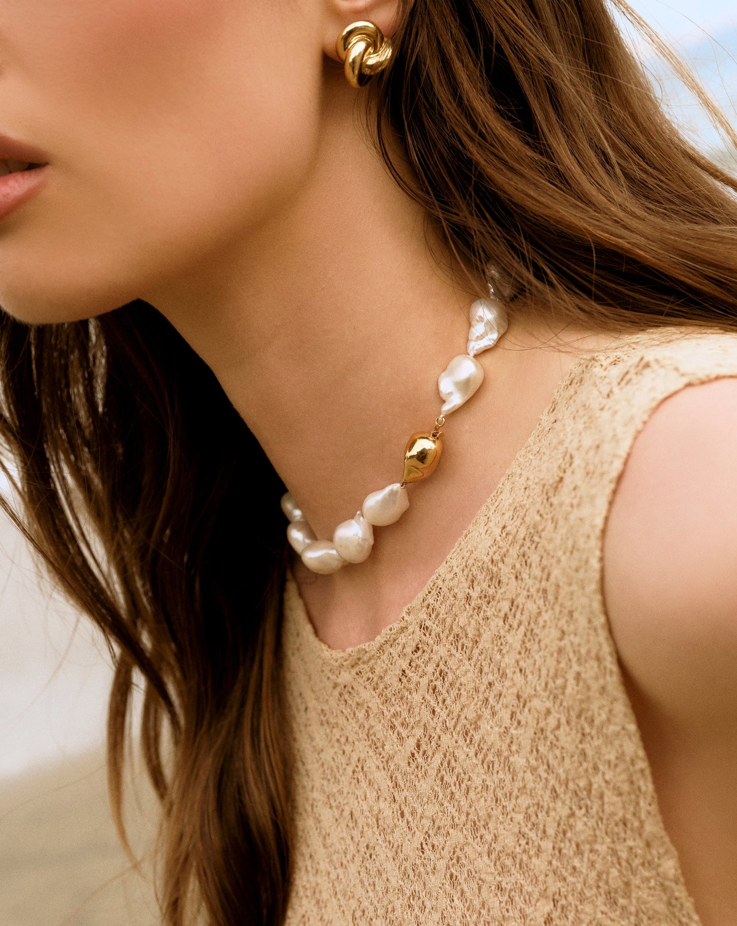 Baroque Pearl Necklace
