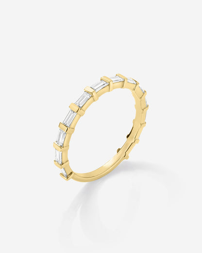 Baguette Bar 3/4 Diamond Band